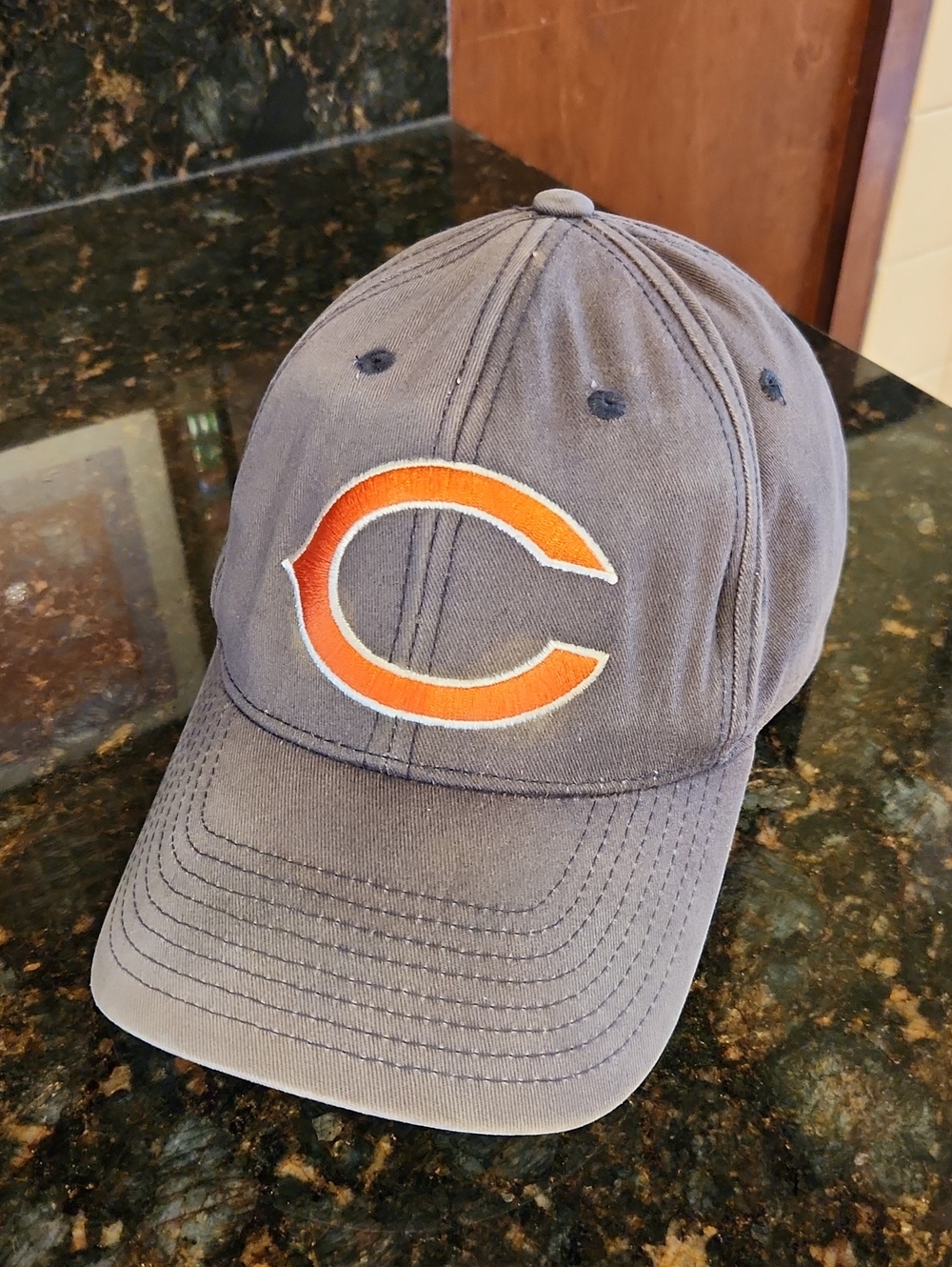Chicago Bears Cap. Faded. Weathered. Distressed.